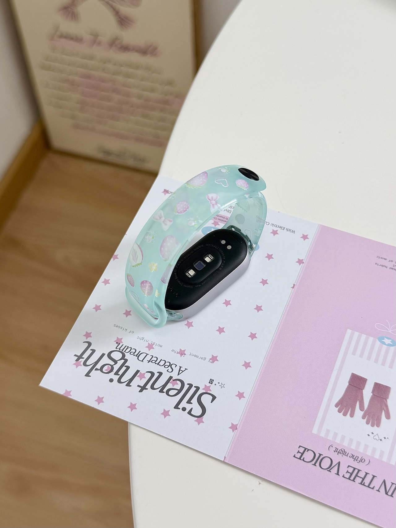 Super Cute Strawberry Bow Prin - đánh giá và giá Android Smartwatch Accessories