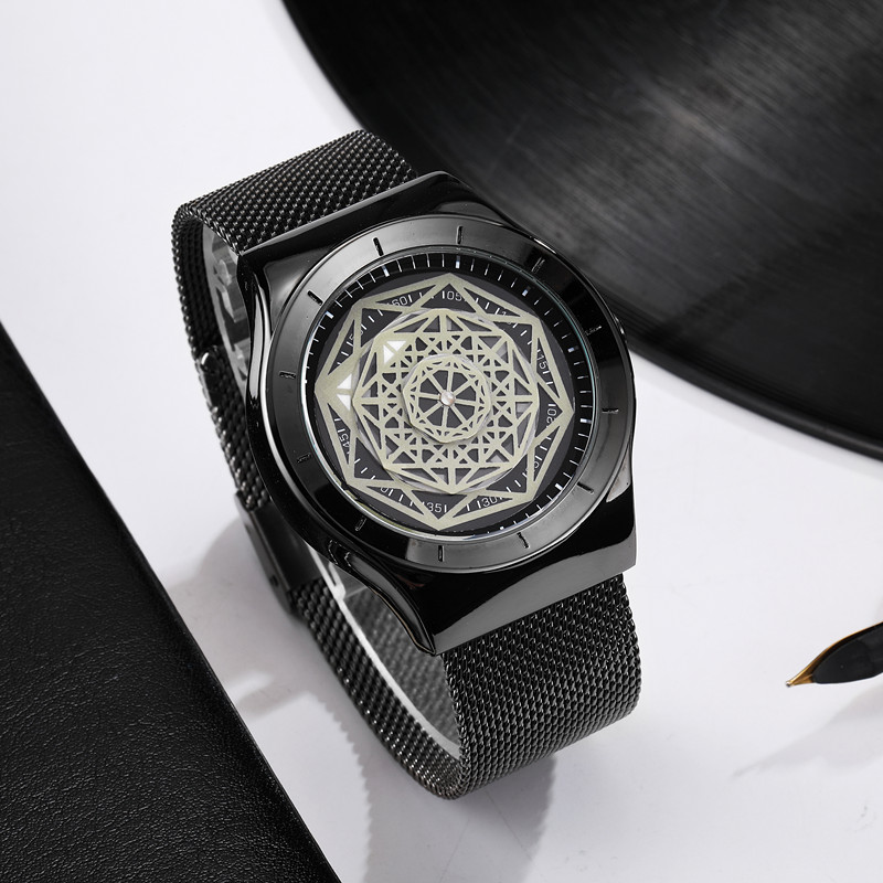 Đồng Hồ Nam Fasion Bàn Xoay Kh - đánh giá và giá Stainless Mesh Band