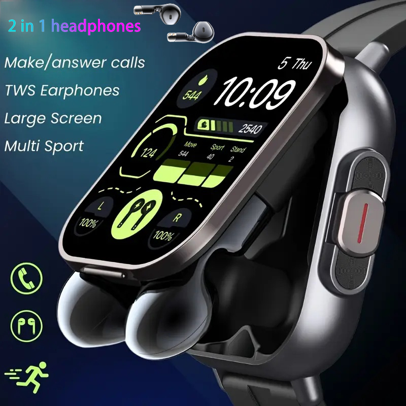 New TWS 2 in 1 Smart Watch wit - đánh giá và giá Smartwatch Headset