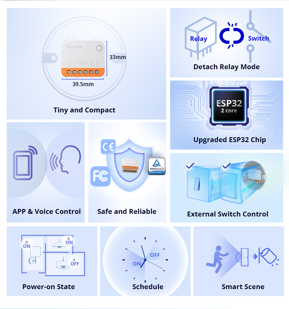 Sonoff Mini R4 Extreme Wifi Sm - đánh giá và giá Smart Accessories